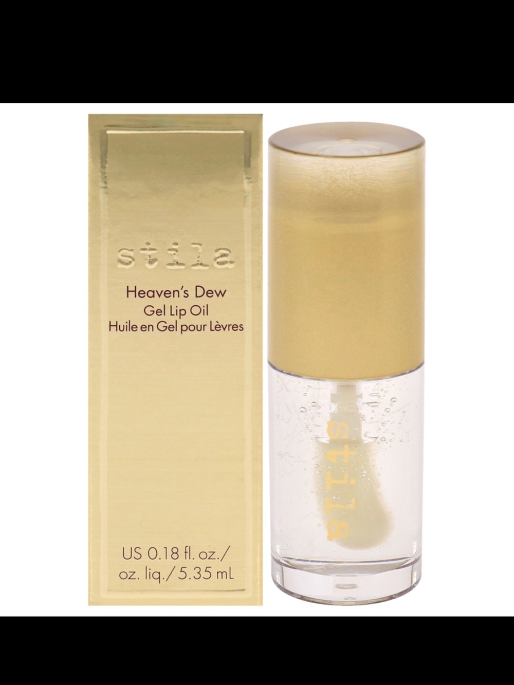 Stila Heaven's Dew Gel Lip Oil Rain drop clear hybrid gel to oil high shine NIB